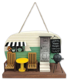Retro Camper Decorative Birdhouse