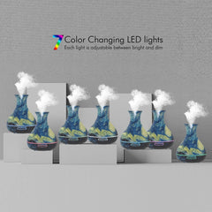 Aromatherapy Diffuser 300ml – Hydro-Dipped Design (Color & Pattern Varies)