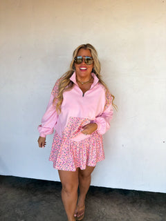 PREORDER- JUST LIVING QUARTER ZIP PULLOVER