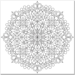 Kaleidoscope Designs: Artist’s Sanctuary Coloring Book