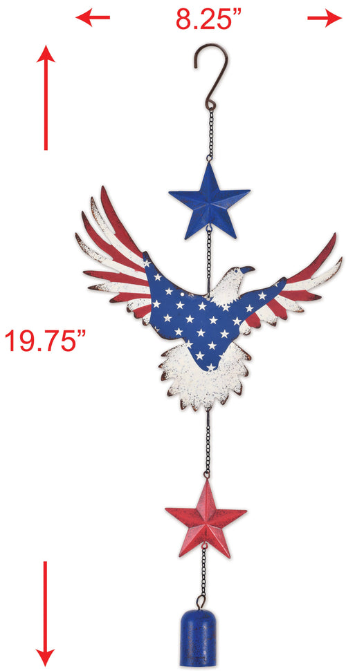 Americana Eagle Spring & Summer Garden Hanging Chime