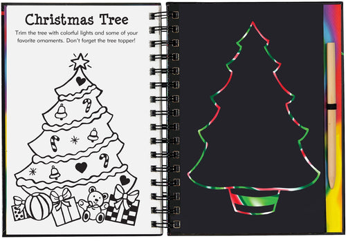 Merry Christmas Scratch & Sketch β Trace-Along Activity Book