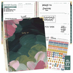 2026 Hard Cover Bloom Daily Planner – 8.5" x 11"