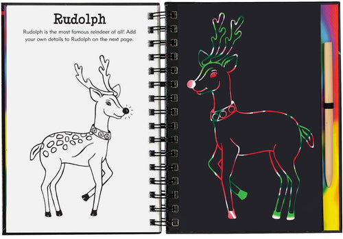 Merry Christmas Scratch & Sketch β Trace-Along Activity Book