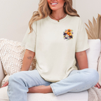 Flower with Pumpkin Bouquet Graphic Tee