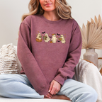 Reading Ghosts with Pumpkins Sweatshirt