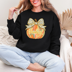 Colorful Thankful Pumpkin Sweatshirt