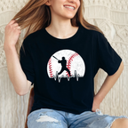 Baseball Heartbeat Graphic Tee