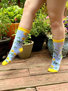 Suck It Up Buttercup Novelty Crew Socks