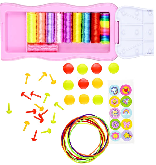 Friendship Bracelet Kit – Make Up to 10 Colorful Bracelets
