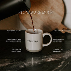 Be Still and Know – 14oz Stoneware Coffee Mug