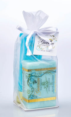 Sanctuary Lavender Goat Milk 2-Piece Set - Organic Botanical Spa Glow