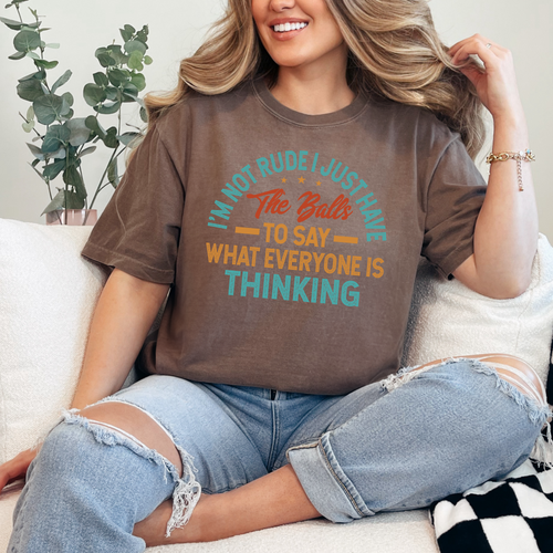 I'm not rude Graphic Tee