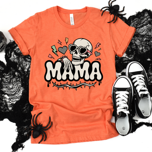Funny Halloween Mama Graphic Tee