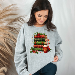 All Booked for Christmas Sweatshirt