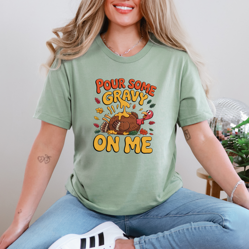 Gravy on Me Turkey Graphic Tee