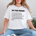My Five Moods Graphic Tee