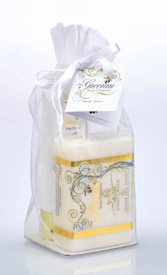 Sanctuary Lavender Goat Milk 2-Piece Set - Organic Botanical Spa Glow
