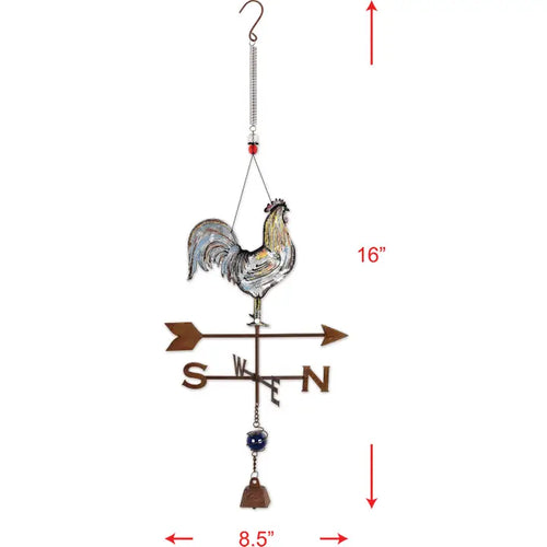 Down-Home Rooster Bouncy Weather-Vane