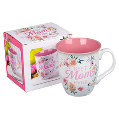 Best Mom Ever Floral Blessing Mug