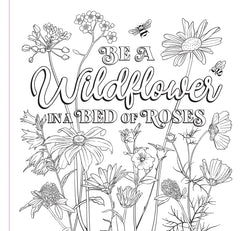 Wildflowers Artist’s Coloring Book