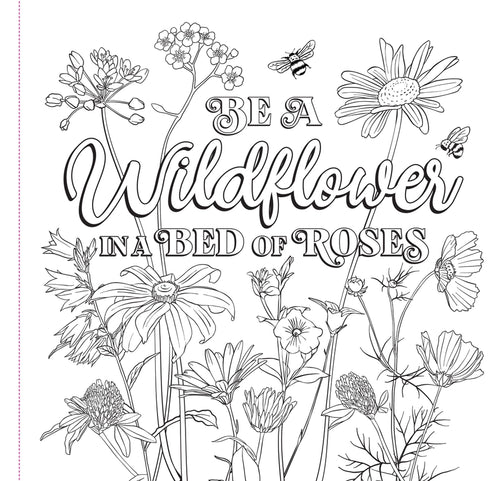Wildflowers Artist’s Coloring Book