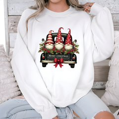 Christmas Gnomes Truck Sweatshirt