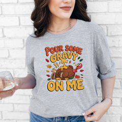 Gravy on Me Turkey Graphic Tee