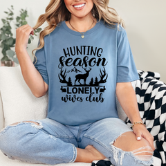 Hunting Season Lonely Wives Club Graphic Tee
