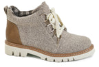 Corkys Campfire Boots – Sand Knit Lug-Sole Booties (7–11)