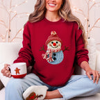 Yarn Snowman Sweatshirt