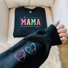 Custom “Wears Her Heart on Her Sleeve” Sweatshirt