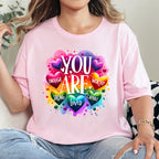 You Are Enough Affirmation Graphic Tee