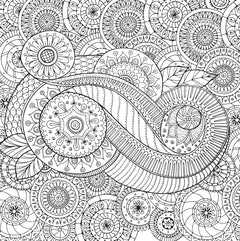 Peaceful Paisleys: Artist’s Sanctuary Coloring Book