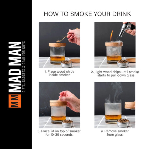 Mad Man Whiskey Smoker Kit