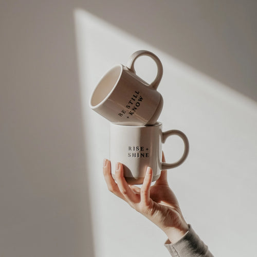 Be Still and Know – 14oz Stoneware Coffee Mug