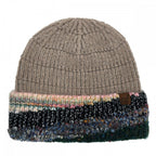 Taupe C.C Multi Marled Yarn Cuff Beanie