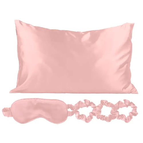 The Satin Sleep Set (5 Pieces) – Blush
