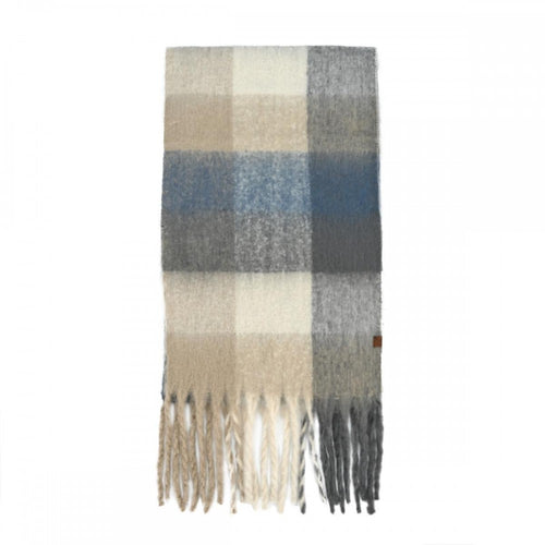 C.C Cozy Multi-Color Check Woven Scarf