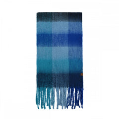 C.C Cozy Multi-Color Check Woven Scarf