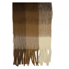 C.C Cozy Multi-Color Check Woven Scarf