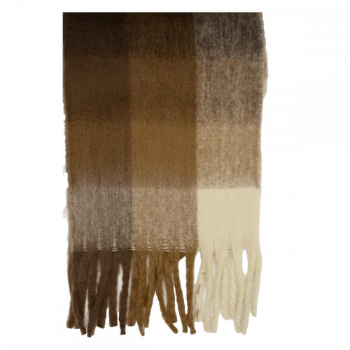 C.C Cozy Multi-Color Check Woven Scarf