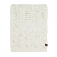 C.C Diamond Lace Pattern Knit Scarf