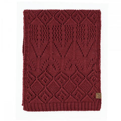 C.C Diamond Lace Pattern Knit Scarf