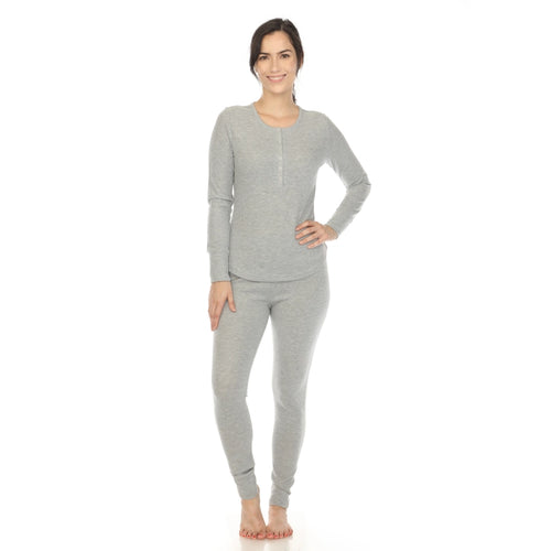 The Cozy Core Waffle Pajama Set – Soft, Stretchy Comfort for Chilly Nights