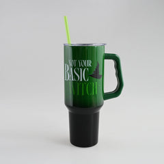 Wicked “Not Your Basic Witch” Ombre 40oz Tumbler with Handle