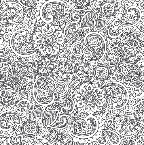 Peaceful Paisleys: Artist’s Sanctuary Coloring Book