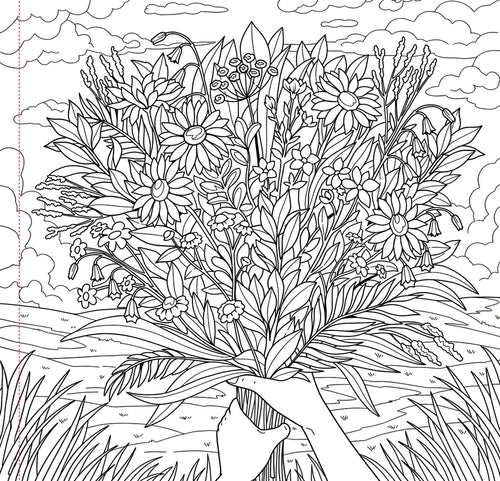 Wildflowers Artist’s Coloring Book