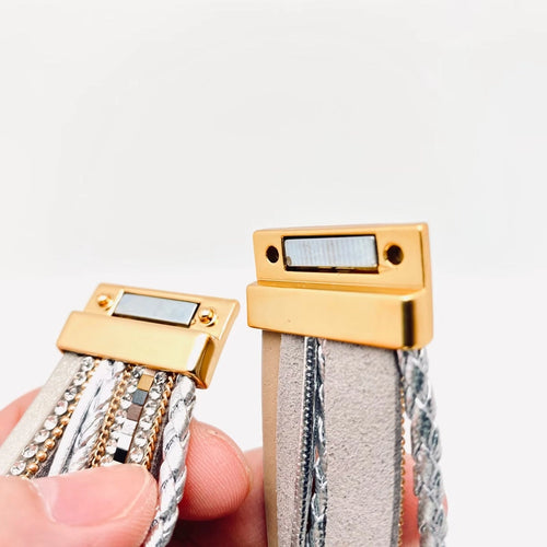 Sparkle & Heart Multi-Layer Magnetic Bracelet β The Perfect Gift of Love