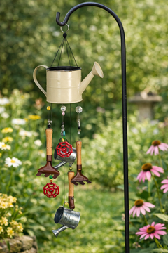 Gardening Time Wind Chime — Rustic Garden Delights (30")